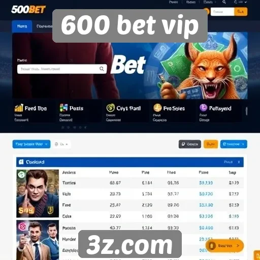 Experiência do usuário no site 600 bet vip